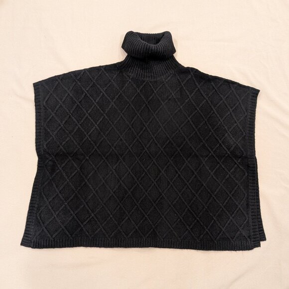 Loft Cable Turtleneck Poncho - Women's sz XS - Picture 1 of 7